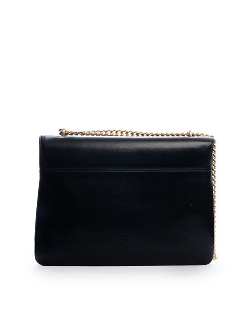 Borsa a spalla Love One Soft Big in pelle di vitello Nero PINKO | 104527 A2M4Z99V